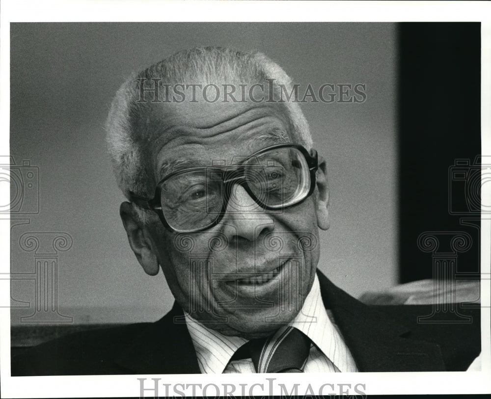 1986 Press Photo Judge Perry B. Jackson will celebrate his ninetieth b ...