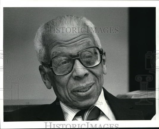 1986 Press Photo Judge Perry B. Jackson will celebrate his ninetieth birthday - Historic Images