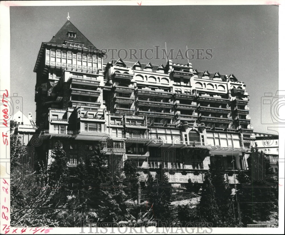 1972 Press Photo Saint Moritz Palace in Switzerland - cva17975 - Historic Images