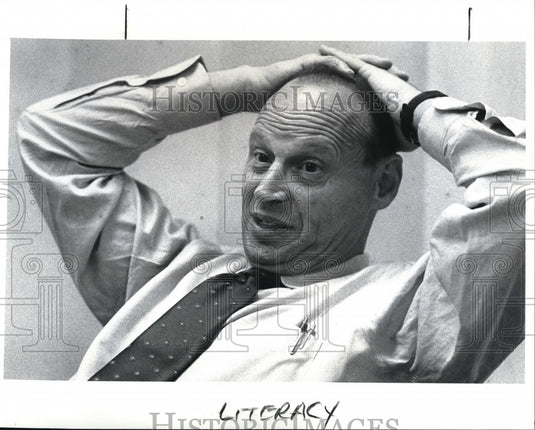 1987 Press Photo E.D. Hirsch, Jr. - Historic Images