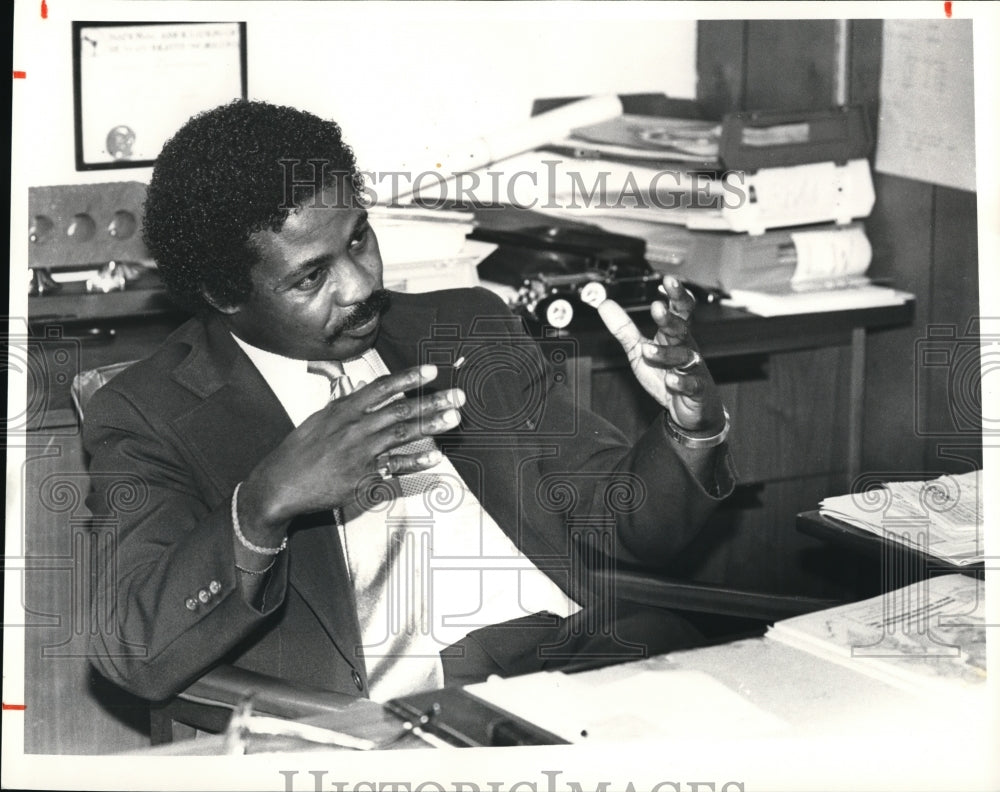 1981 Press Photo  Real Estate Broker past president, James Haynes - Historic Images