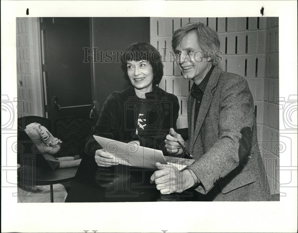 1982 Press Photo Judy Haskell and David Gooding - Historic Images