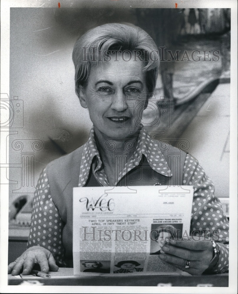 1976 Press Photo Norma Huey Exec. Director of Women&#39;s City Club - Historic Images