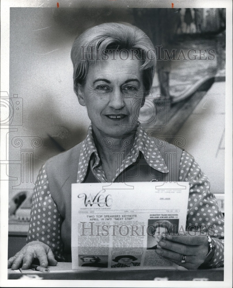 1976 Press Photo Norma Huey Exec. Director of Women's City Club - Historic Images