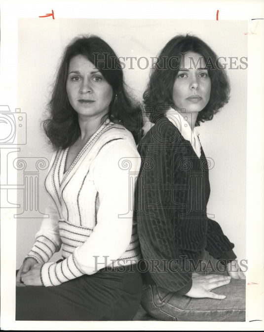 1981, Actresses Teresa Westbrook and Janis Jacobs - Historic Images