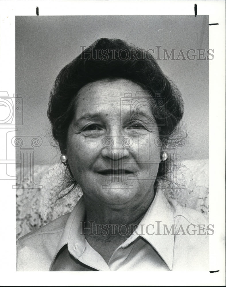 1987 Press Photo Irma Ingham - Historic Images