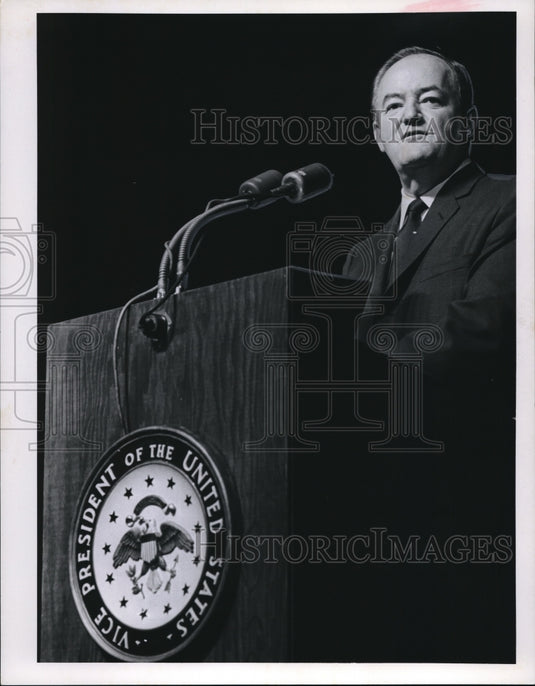1964, Vice President Hubert Humphrey's 1965 Cleveland visit - Historic Images