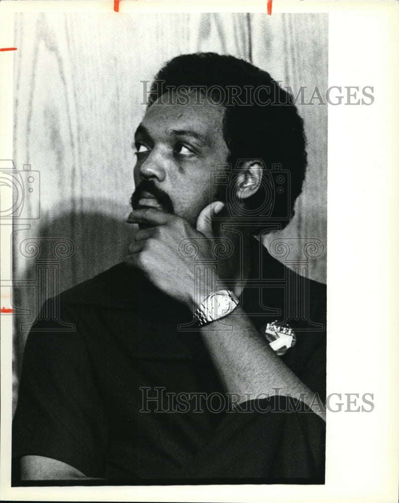 1979 Press Photo Rev. Jesse Jackson at Push Convention - Historic Images