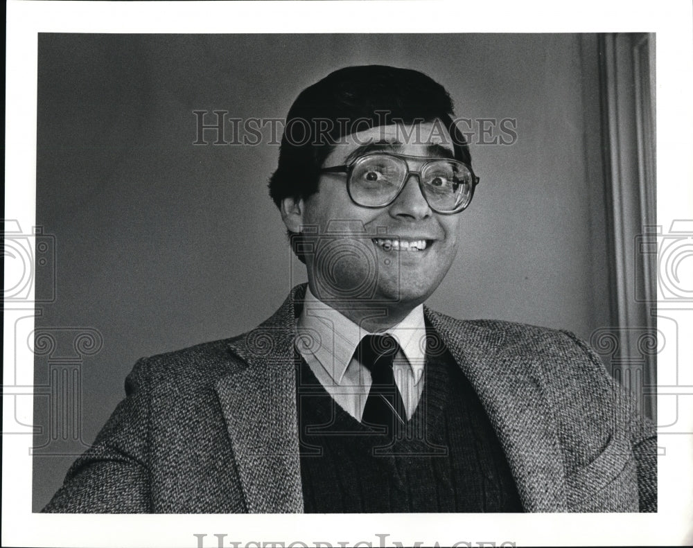 1987 Press Photo The ex owner of Earth Restaurant,Lenny Horowitz - Historic Images