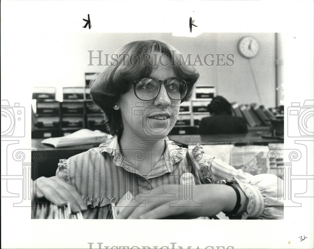 1982 Press Photo Cathy Heimtz - Historic Images