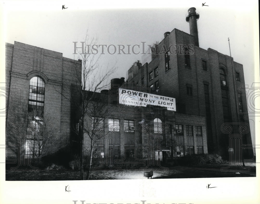 1978 Press Photo Cleveland&#39;s Municipal Light Plant - Historic Images