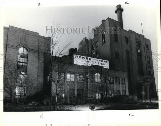 1978 Press Photo Cleveland's Municipal Light Plant - Historic Images