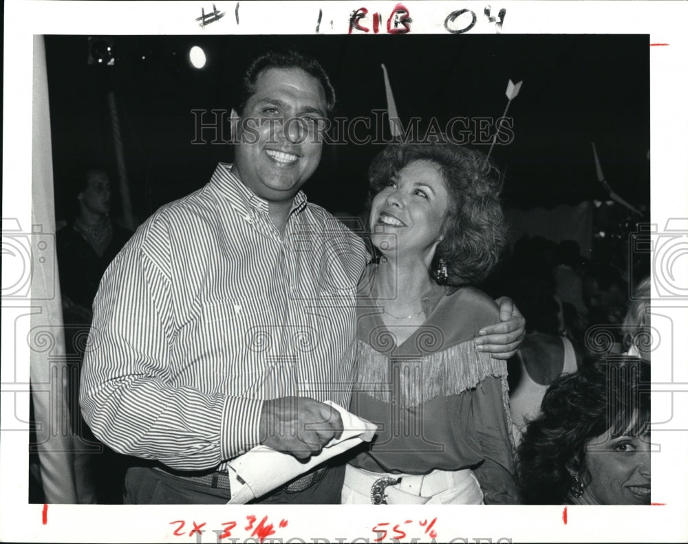 1991 Press Photo Susan and Robert Hurwitz at Ribbaffair for Multiple Sclerosis - Historic Images