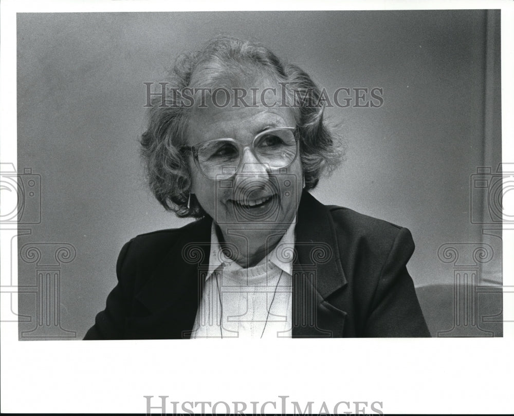 1989 Press Photo Sister Mary Hurley - Historic Images