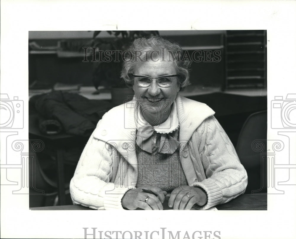 1985 Press Photo Sister Mary Hurley - Historic Images