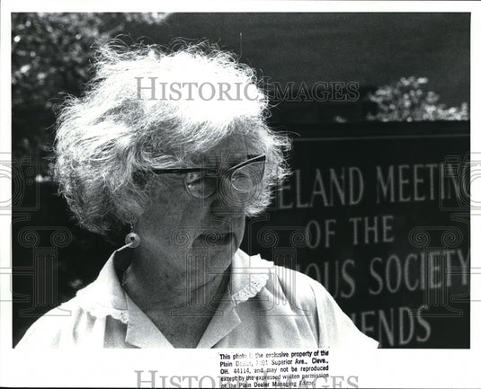 1988 Press Photo Sister Mary Hurley - Historic Images