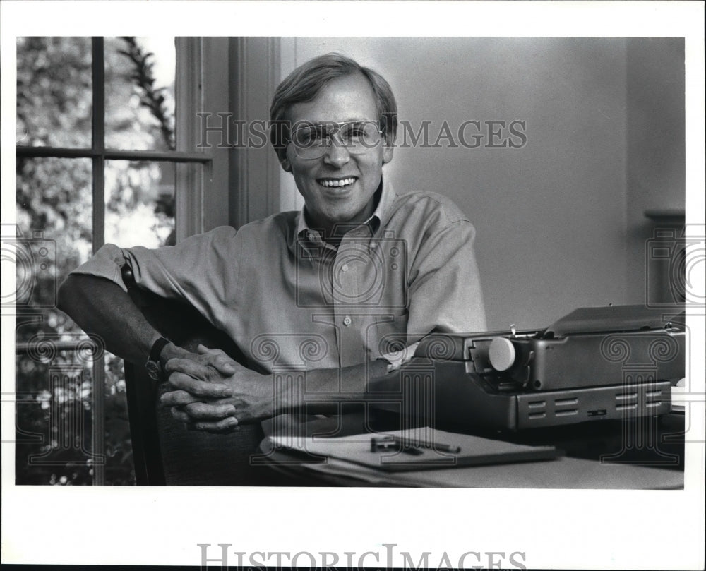 1986 Press Photo Rick Hyer Writer or Riceburner - Historic Images