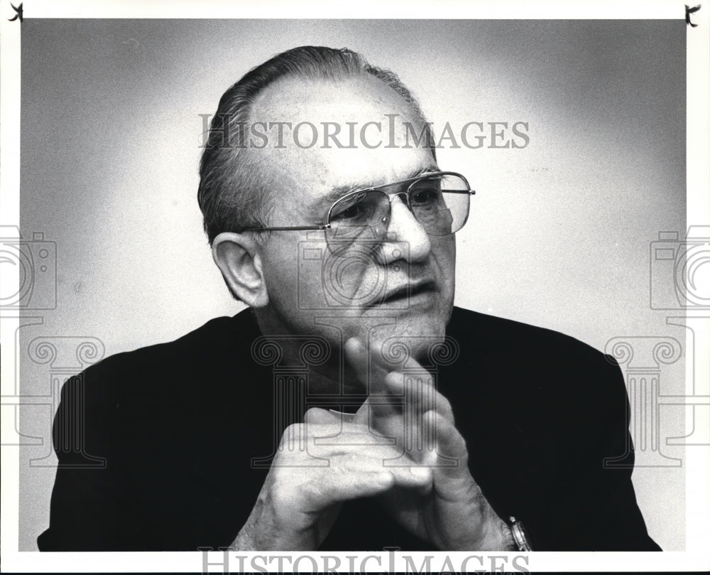 1986 Press Photo Catholic Conference Chairman, Reverend Alvin a. Illig - Historic Images