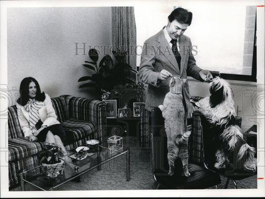 1978 Press Photo Mr and Mrs Richard Hongisto's circus at Park Central Apartment - Historic Images