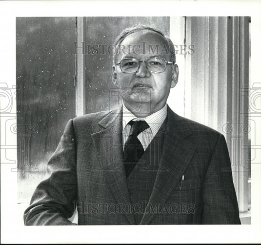 1980 Press Photo John Hostetler  was an American author and educator - Historic Images