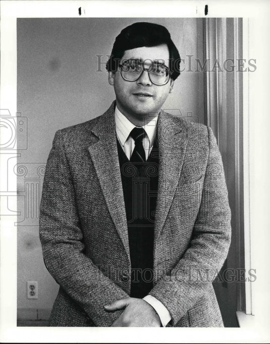 1987 Press Photo Ex owner of Earth, Leonard Horowitz - Historic Images