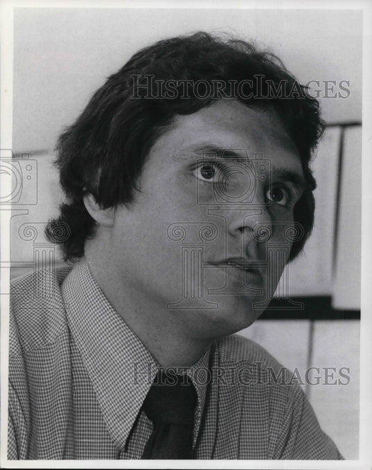 1977 Press Photo Peter Johnson, sports agent - Historic Images