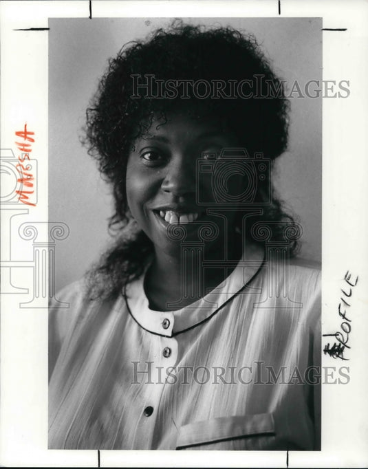 1989 Press Photo Marsha Gaggans Johnson - Historic Images