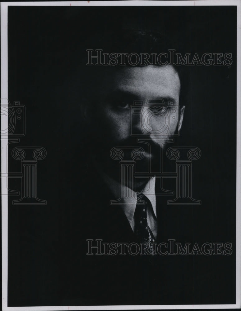 1976 Press Photo Rabbi Eric H. Hoffman Beth Israel West Temple - Historic Images