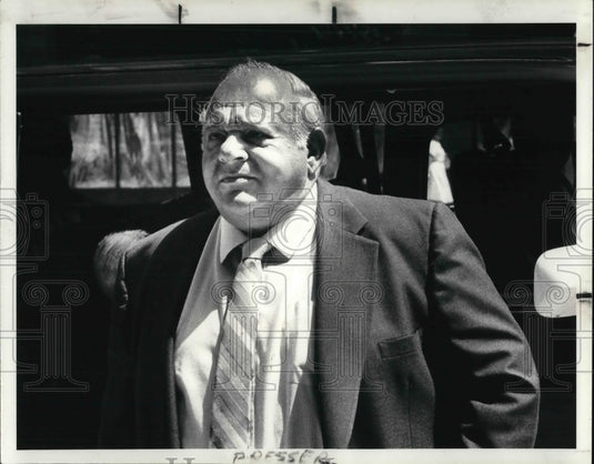 1986 Press Photo Jackie Presser at the Federal Courthouse - Historic Images