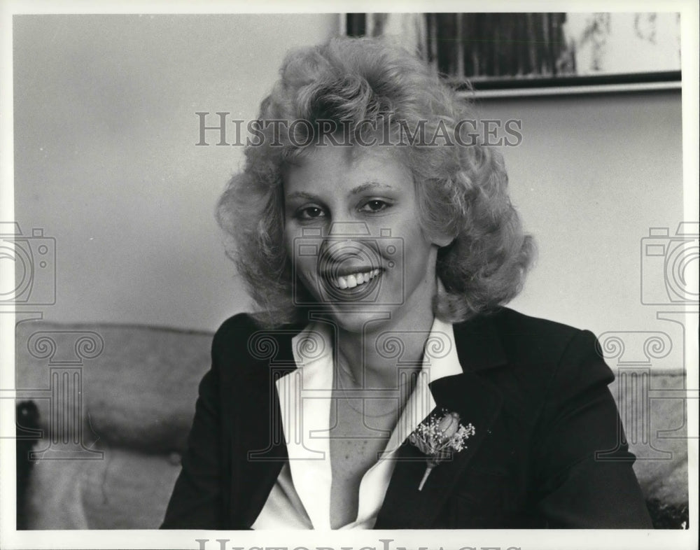 1980 Press Photo Cyndi Irvan the jury foreman - Historic Images