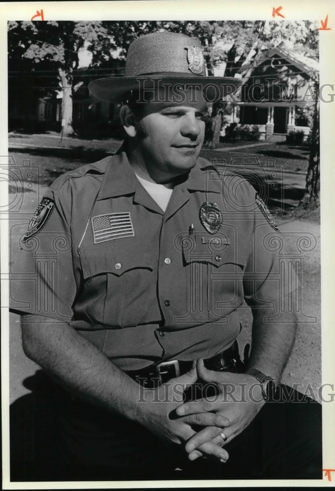 1979 Press Photo Kenneth Johnson, Jefferson Police Chief - Historic Images