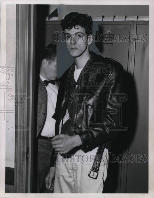 1958 Press Photo Death car driver, John Johnson - Historic Images