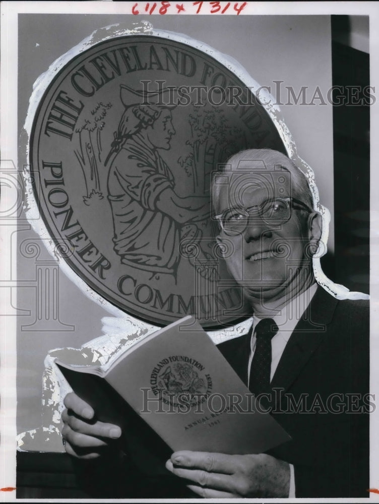 1963, J.Kimball Johnson Director of Clevelabd Foundation. - cva19499 - Historic Images