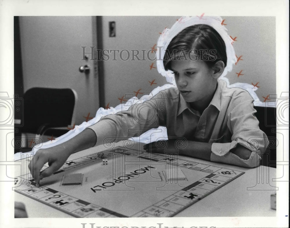 1981 Press Photo Monopoly Champion, Angelo Ripole - Historic Images