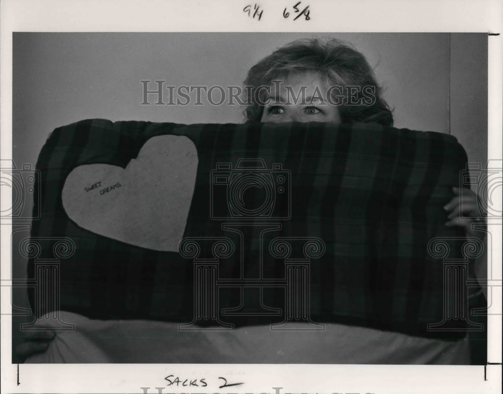 1991 Press Photo Marlene Ingraham, Director of Kidsacks - Historic Images