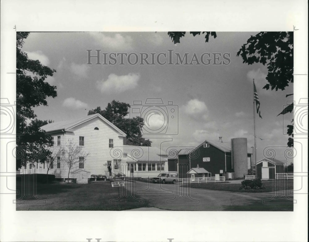 1983 Press Photo View of John Johnsons Farm House on 6203 Pioneer Trail - Historic Images