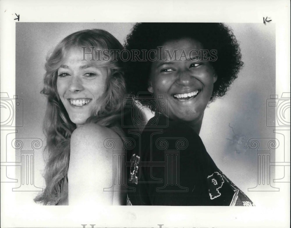 1983 Press Photo Carol Pennington and Barbara Johnson - Historic Images