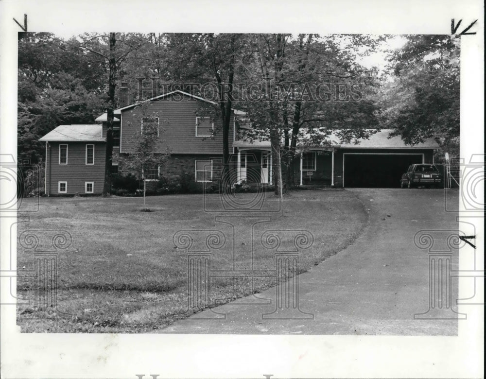 1989 Press Photo Home of WIlliam Howell Voinoviches Executive Assistant - Historic Images