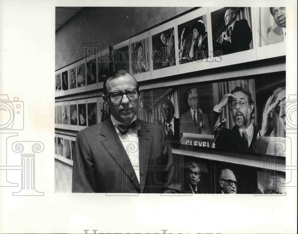 1984 Press Photo City Club President Jim Houston - Historic Images