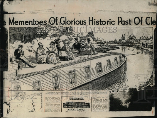 1954, Scene on the old Ohio Canal - cva19756 - Historic Images