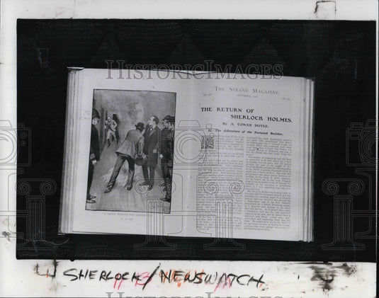 1977, Don Novorsky's Sherlock Holmes Bound Volume of Strand Magazine - Historic Images