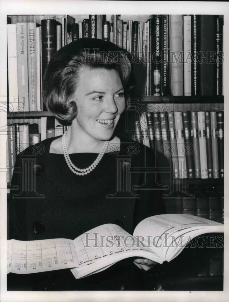 1965, Crown Princess Beatrix of the Netherlands on her 27th birthday - Historic Images