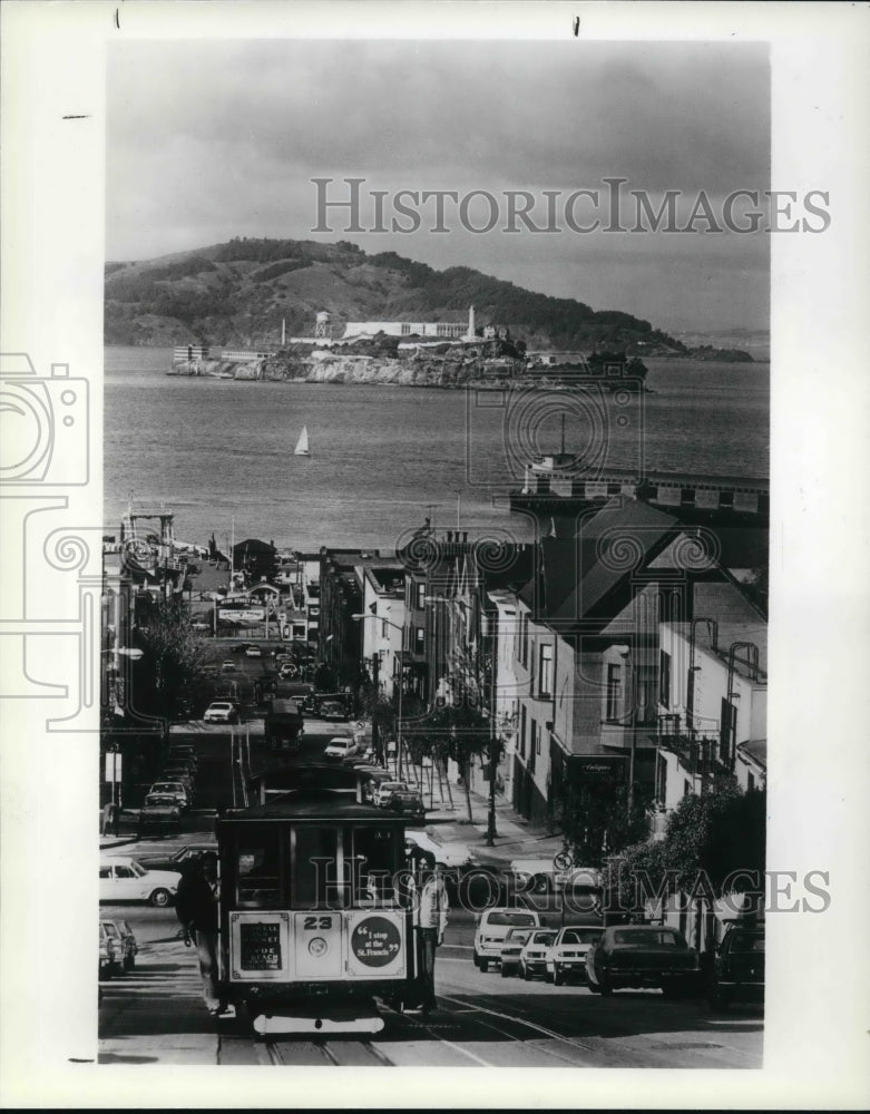 1981 Press Photo San Francisco&#39;s cable carts - Historic Images