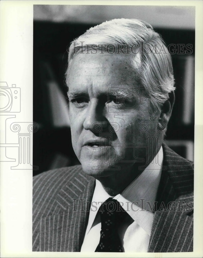 1981 Press Photo Senator Ernest F. Hollings, Democrat of South Carolina - Historic Images