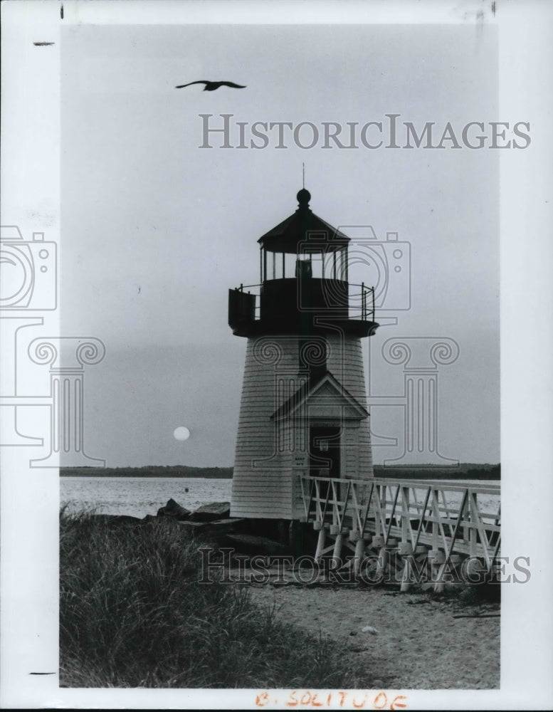 1982 Press Photo New England Island of Nantucketts - Historic Images