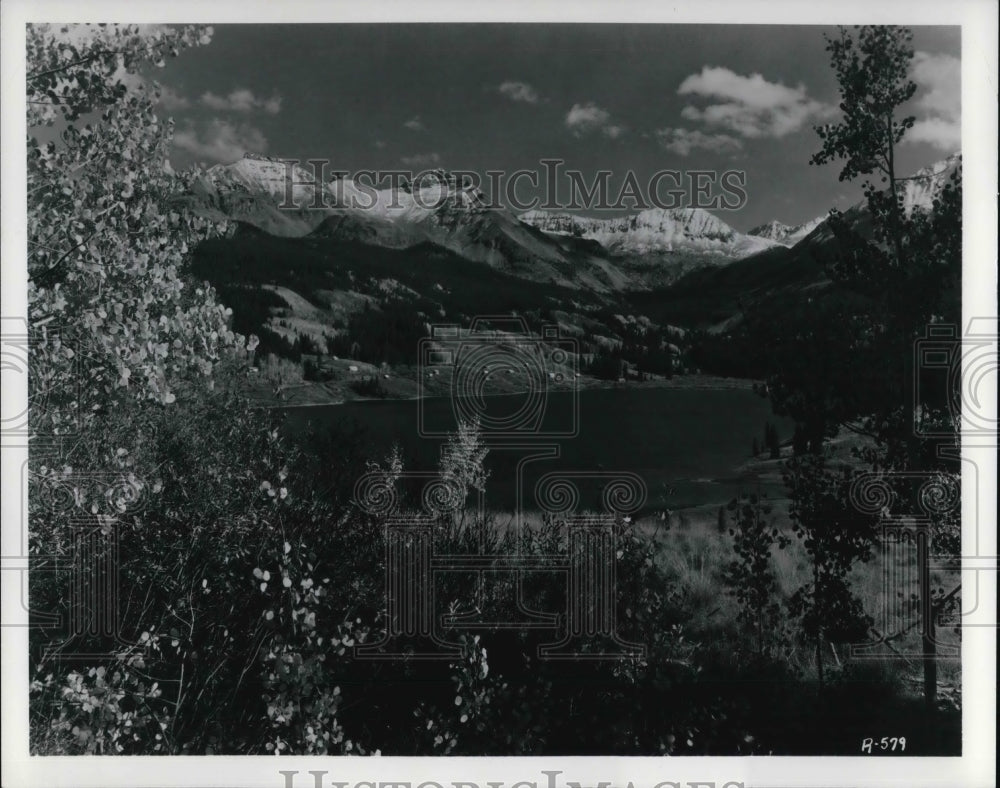 1981 Press Photo Trout Lake on Lizard Head Pass, Colorado - Historic Images