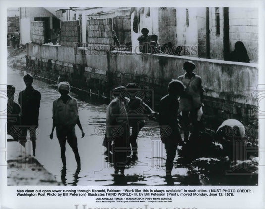 1978 Press Photo Karachi Pakistan, a third world country - Historic Images