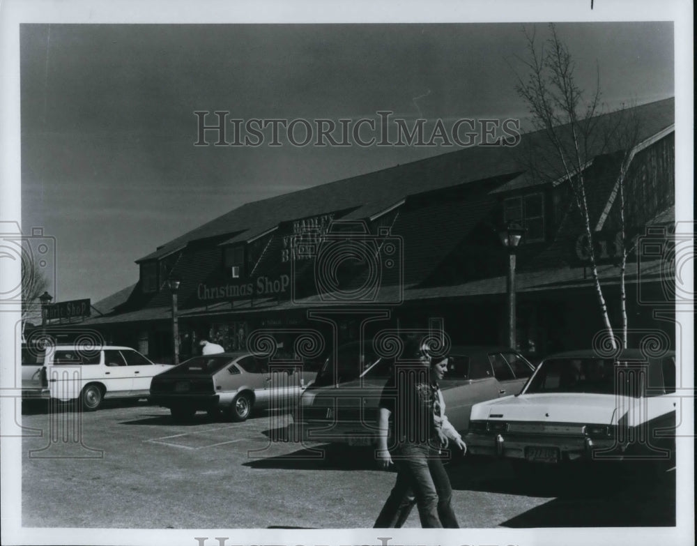 Press Photo The Hadley Village Barn Shops, between Northampton and Amherst - Historic Images