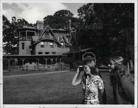 1981 Press Photo The Mark Twain House in West Hartford in Connecticut - Historic Images