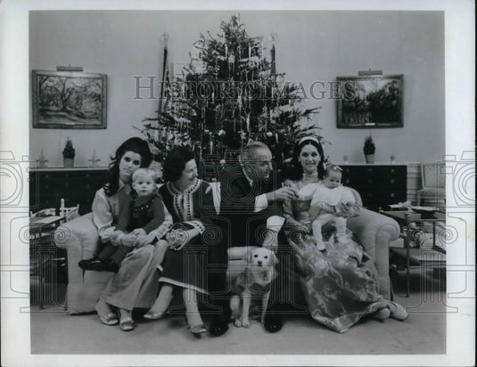1968 Press Photo Luci and Lyn Nugent; the Johnsons; Lynda and Lucinda Desha Robb - Historic Images